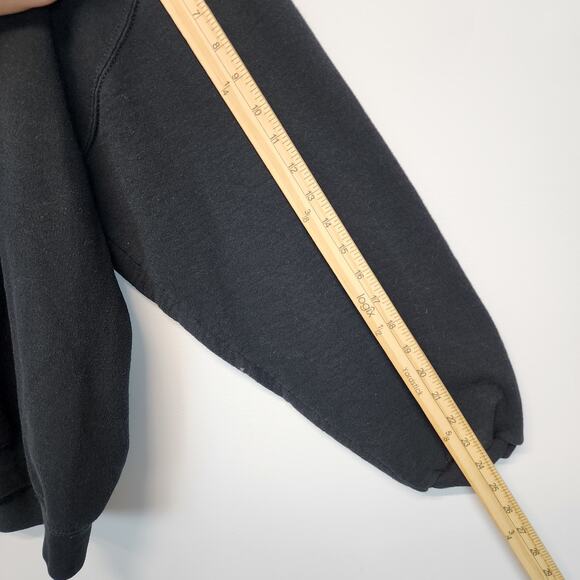 Vintage Destin Florida Neon Graffiti Sweatshirt Size L Black Crew Street Casual - Picture 4 of 7